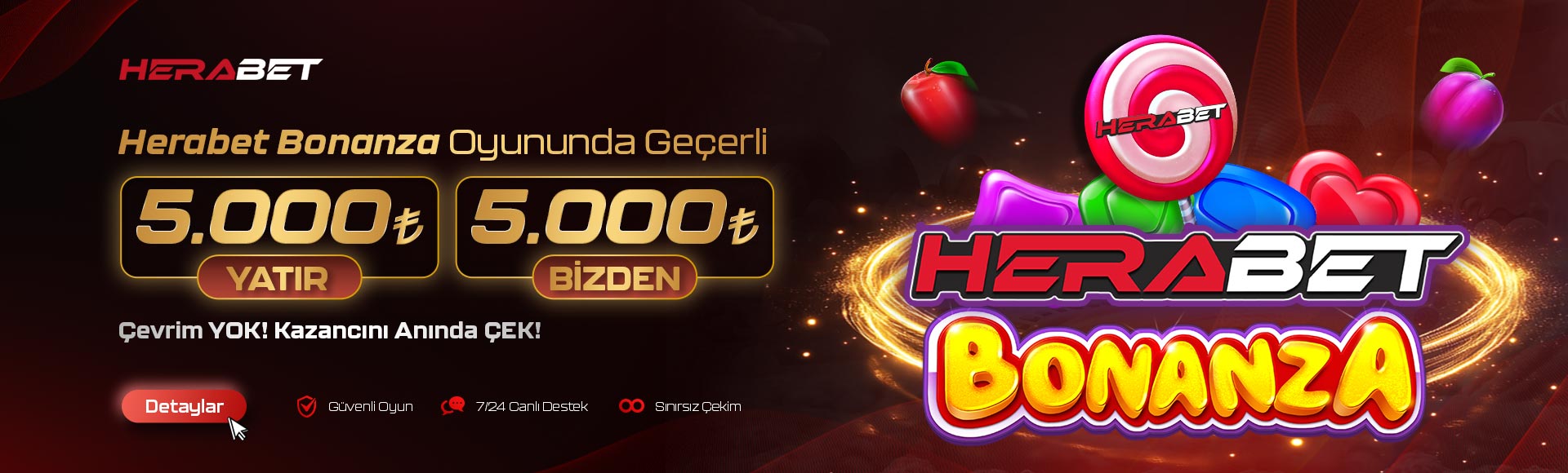 Herabet 5000 TL hoş geldin bonusu